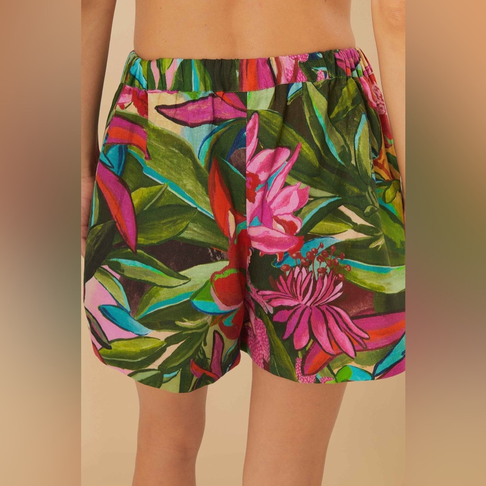 FAREM RIO Multicolor Jardin De Reve Shorts - Picture 3 of 4